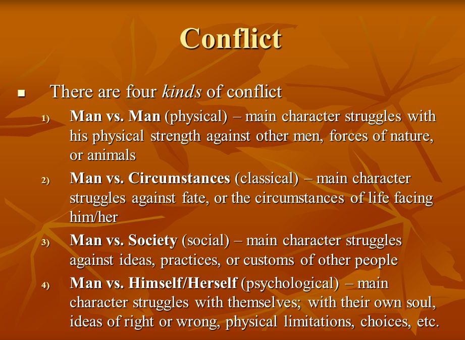 What was the conflict of the story Sinigang?